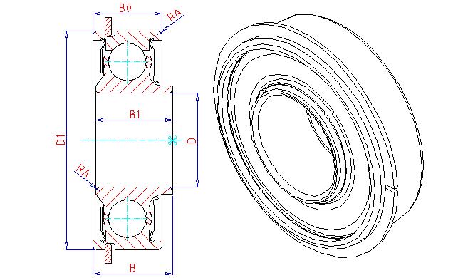 Details about   NDH 88008 Felt Seal Bearing  NEW