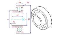 Speciality Bearings Wide Inner Ring Medium Series - 300SWI Non-Filling Notch Type